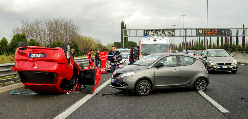 cazul unui accident rutier